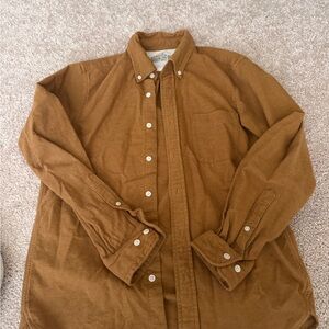 Muji Brown Casual Button Down Shirt